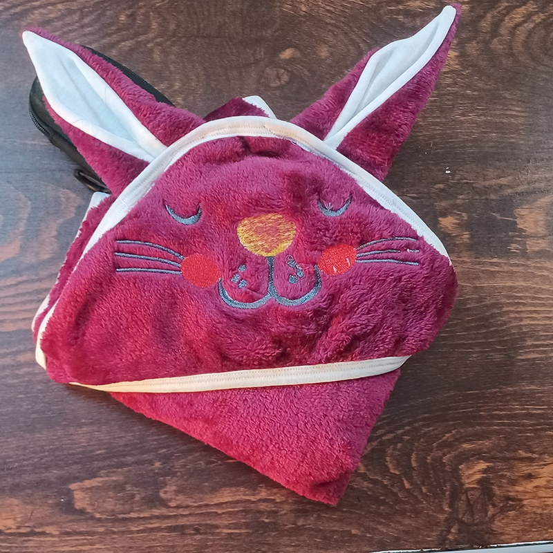 پتو دورپیچ پولیشی طرح خرگوشی