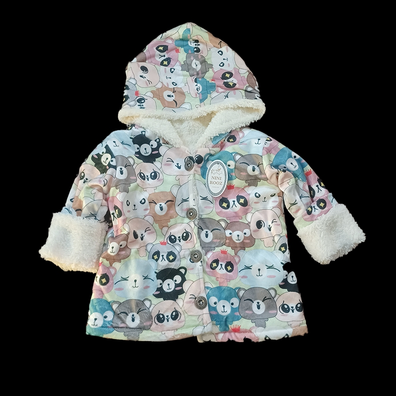 سوئیشرت داخل خز کلاه دار