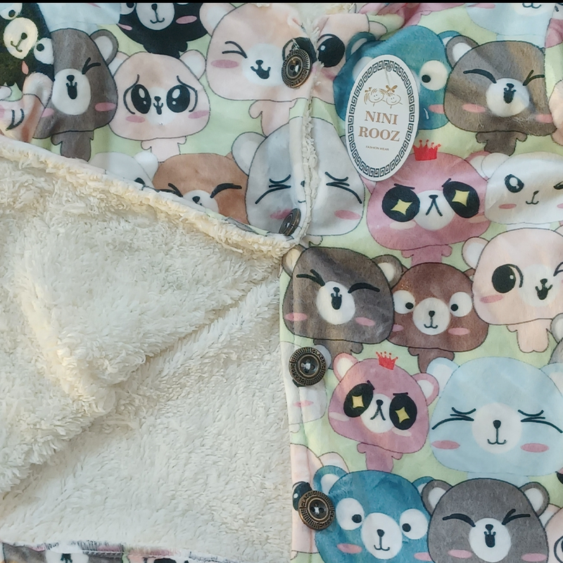 سوئیشرت داخل خز کلاه دار